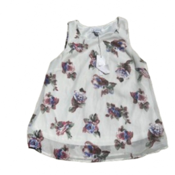 Tops - Glamorous Floral Sleeveless Top swing tank small